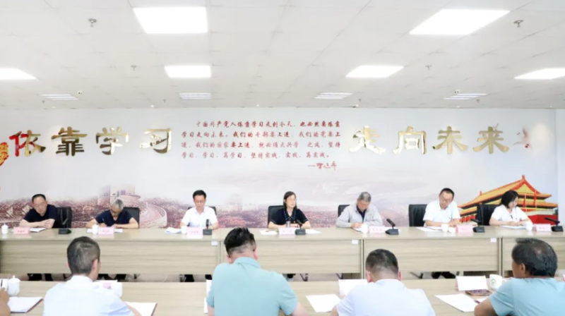 集团党委书记为党员领导干部讲授学习教育专题党课