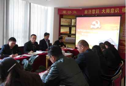 配送公司党委召开&ldquo;党的建设年&rdquo;活动动员推进会